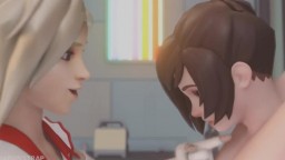 Mercy Having Fun With Mei
