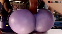 (With Fart) Widowmaker Anal Training