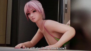 Dead or Alive - Honoka throated and anal